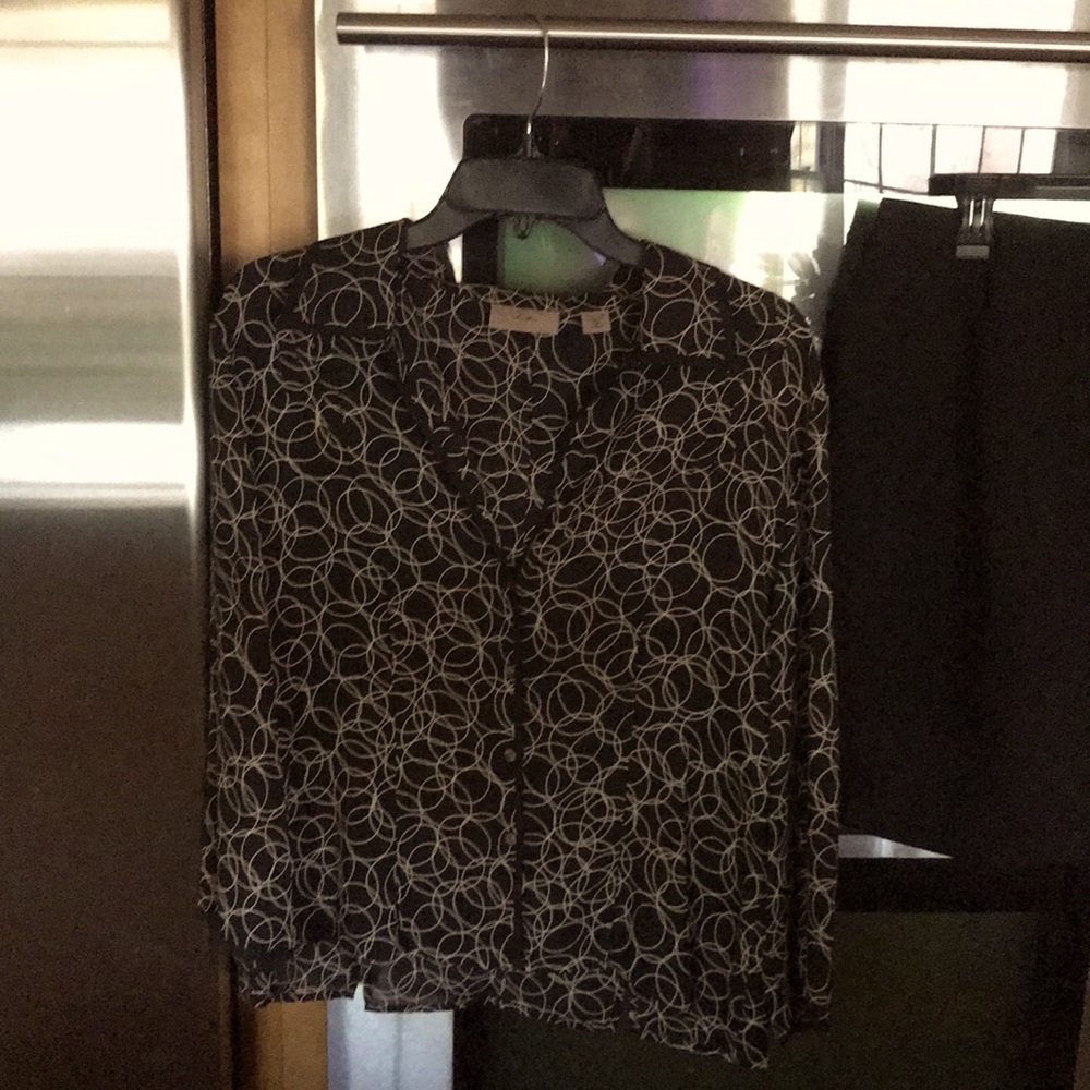 Ladies cute blouse and skirt